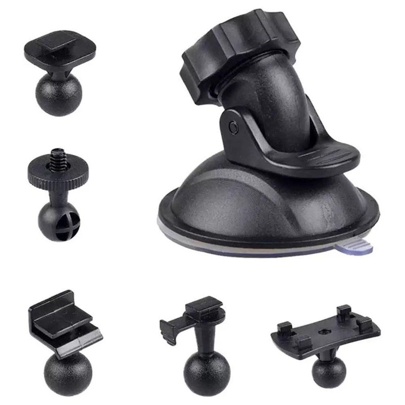 GPS navigator bracket with five connectors, dashcam suction cup bracket